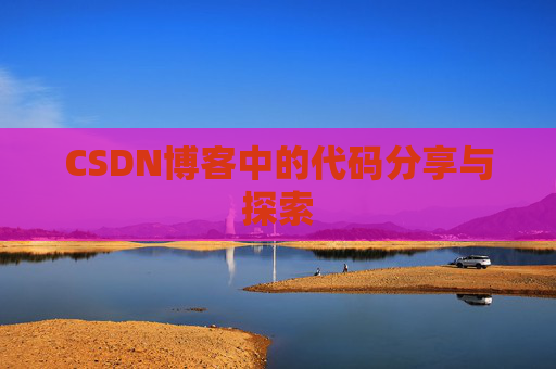 CSDN博客中的代码分享与探索